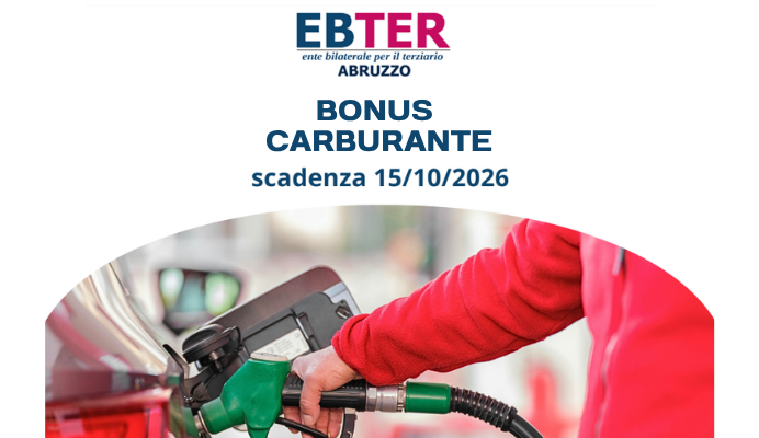 EBTER Abruzzo: Bonus carburante